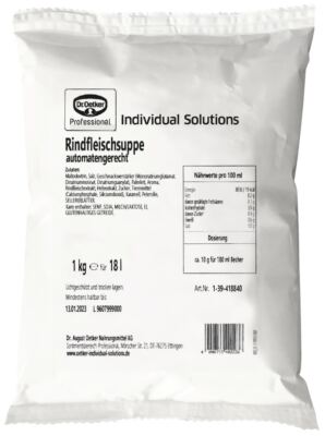 Dr.Oetker Feine Rindfleischsuppe Automatensuppe 1kg
