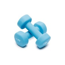 COPPIA 2 MANUBRI PESI DA PALESTRA MANUBRIO PESETTI FITNESS BILANCIERE 1.5KG