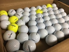 Lot of 60 Pinnacle Rush AAAA Used Golf Balls