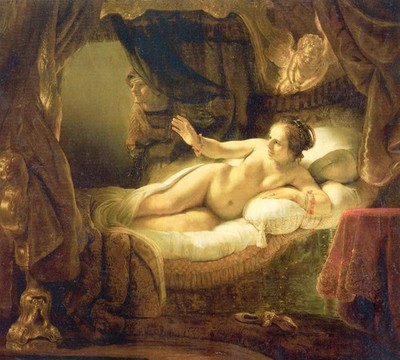 Rembrandt Van Rijn Dana Kunstdruck Poster Wanddeko Impressionismus elegantes Interi