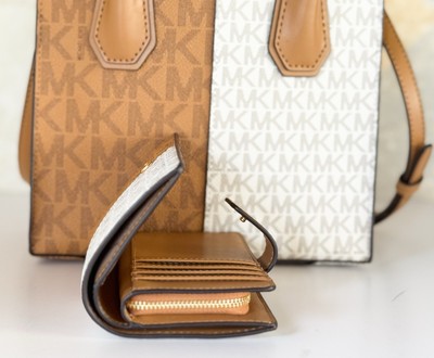 MICHAEL KORS MERCER MD SATCHEL SHOULDER CROSSBODY BAG COLORBLOCK