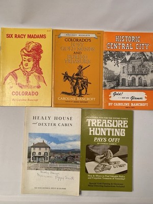 Colorado History Books Lot Of 5 Treasure Hunting Madam s Gold Mining Historical