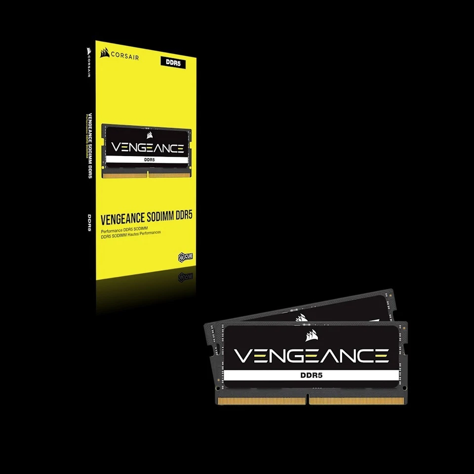 CORSAIR Vengeance 32GB (2 x 16GB) 262-Pin DDR5 SO-DIMM DDR5 5600 (PC5 44800) Lap - Image 2 of 4