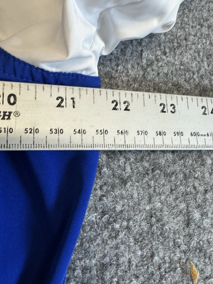 Chaqueta cortavientos grande azul con capucha cremallera completa Lauren Ralph Lauren para mujer Foto 4 de 4