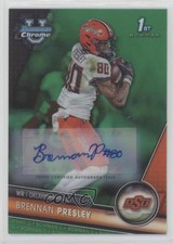 2023 Bowman U Chrome Prospect Green Refractor 9/99 Brennan Presley Auto 0x2s