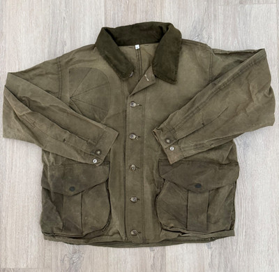 Filson Shelter Waterfowl Upland Coat Hunting Shooting Jacket Made USA L Waxed