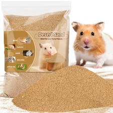 Sukh Hamster Desert Sand 15OZ - Fine Bath for Reptile 15 OZ, Brown