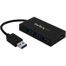 StarTech 4-Port USB Hub - USB-A to 3x USB-A and 1x USB-C