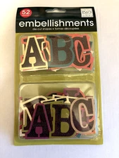 Me & My Big Ideas Die-Cut Alphabet Shapes - Thanksgiving - New In Package