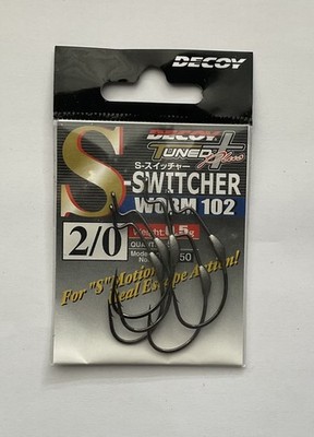 Decoy Worm 102S Switcher Weighted Worm Hooks