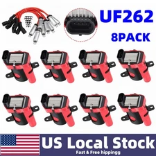 8*Ignition Coil+Spark Plug Pack Kit For Chevy Silverado GMC LS1 LS3 4.8 5.3 6.0L