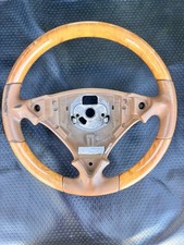 2005 Porsche Cayenne Steering Wheel 7l5419091m Havanna Olive Oem Woodleather 2005 Porsche Cayenne Steering Wheel 7l5419091m Havanna Olive Oem Woodleather