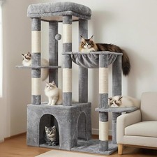 Heybly Heavy Duty Cat Tree, Tower for Indoor Cats Large Adult, Tall Cat Condo...