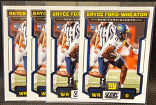 Bryce Ford-Wheaton New York Giants lot of 4 2022 Score Rookie RC Cards