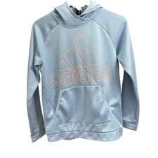 Adidas Clima Warm Baby Blue Hoodie Women s Size Small