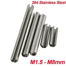 M1.5-2-2.5-3-4-5-6-8MM SPRING TENSION PINS SPLIT SELLOCK ROLL PINS STAINLESS A2