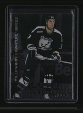 1999-00 Be a Player Millennium Signature Series #218 Fredrik Modin Autographs