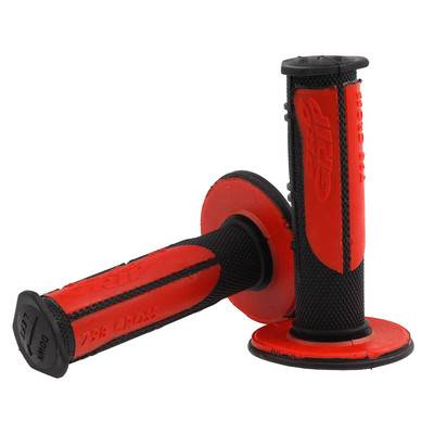 Pro Grip 798 Dual Density Half Waffle Griffe schwarz/rot MX Motocross Offroad