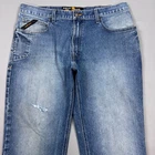 Ariat Jeans Mens 36x30 Blue M3 Rebar Loose Straight Distressed Western Workwear