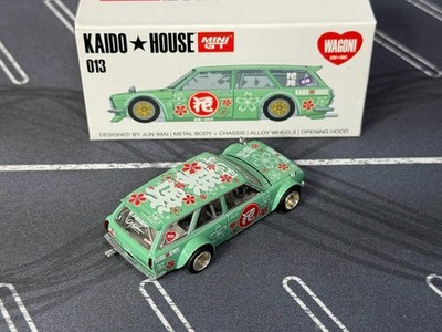 Kaido House Mini GT Datsun Kaido 510 Wagon Green Hanami V2 KHMG013