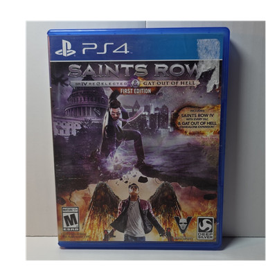 Deep Silver Saints Row IV Re-Elected & Gat Out of Hell First Edition PS4 M Acti 
