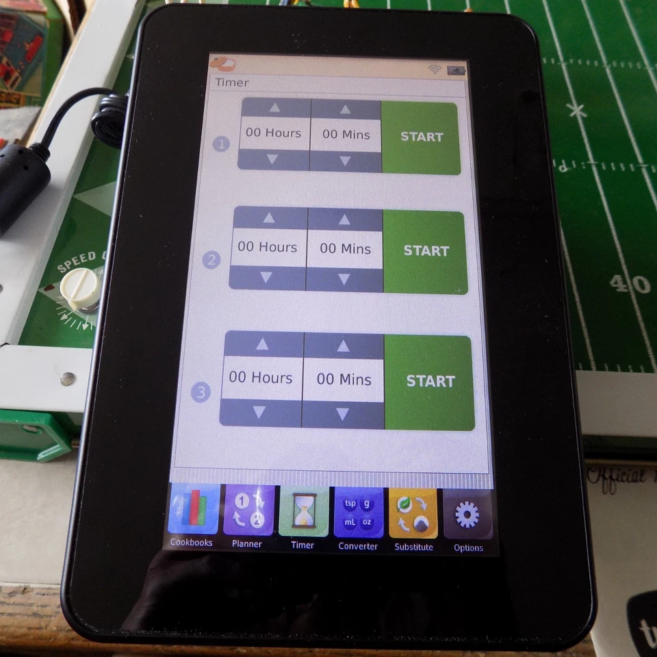 Key Ingredient Digital Recipe Reader Touchscreen Tablet - Image 3 of 4