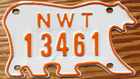 Item photo. Show Listing Details page. Listing Northwest Territories NWT License Plate Number Tag - Bear