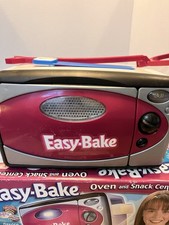 Easy Bake Oven  Snack Center Hasbro 2007 In Box Pink Vintage With Light
