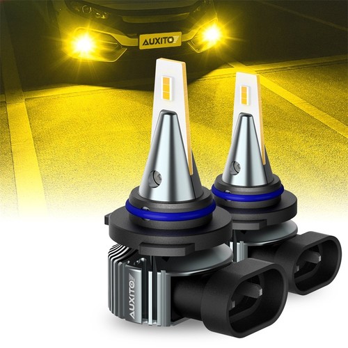 2X AUXITO Yellow 3000K HB4 9006 Fog Driving Light LED Projector DRL Bulbs Lamp - Picture 12 of 12