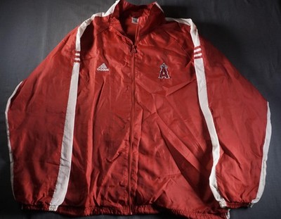 Los Angeles Angels Jacket Mens XL Red MLB Baseball Adidas Full Zip