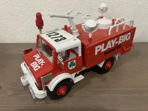 Play Big Mercedes Unimog Fire Truck Vintage 70s