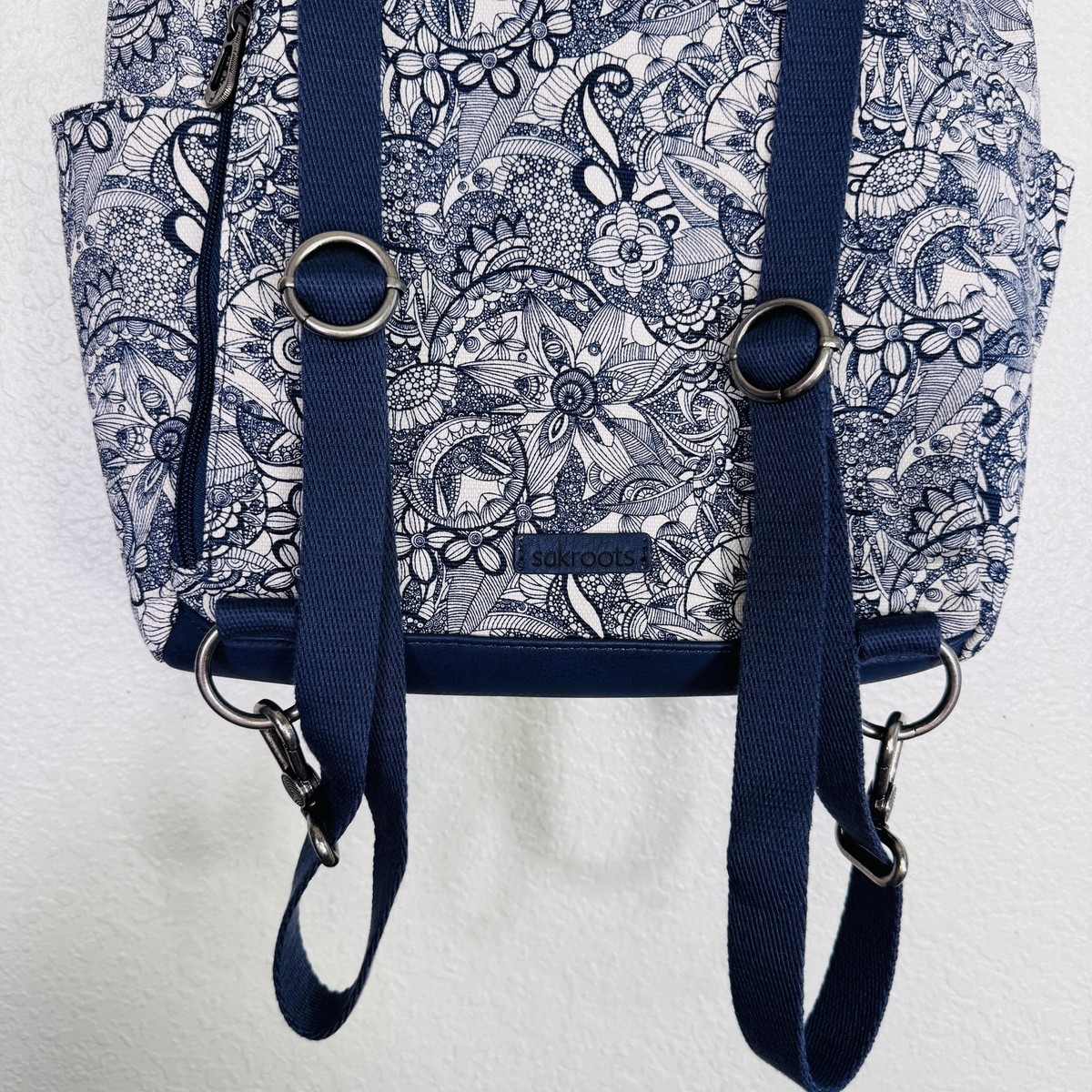 Sakroots Backpack Floral Laptop Bag Owl Tassel Keychain Boho  display picture 1