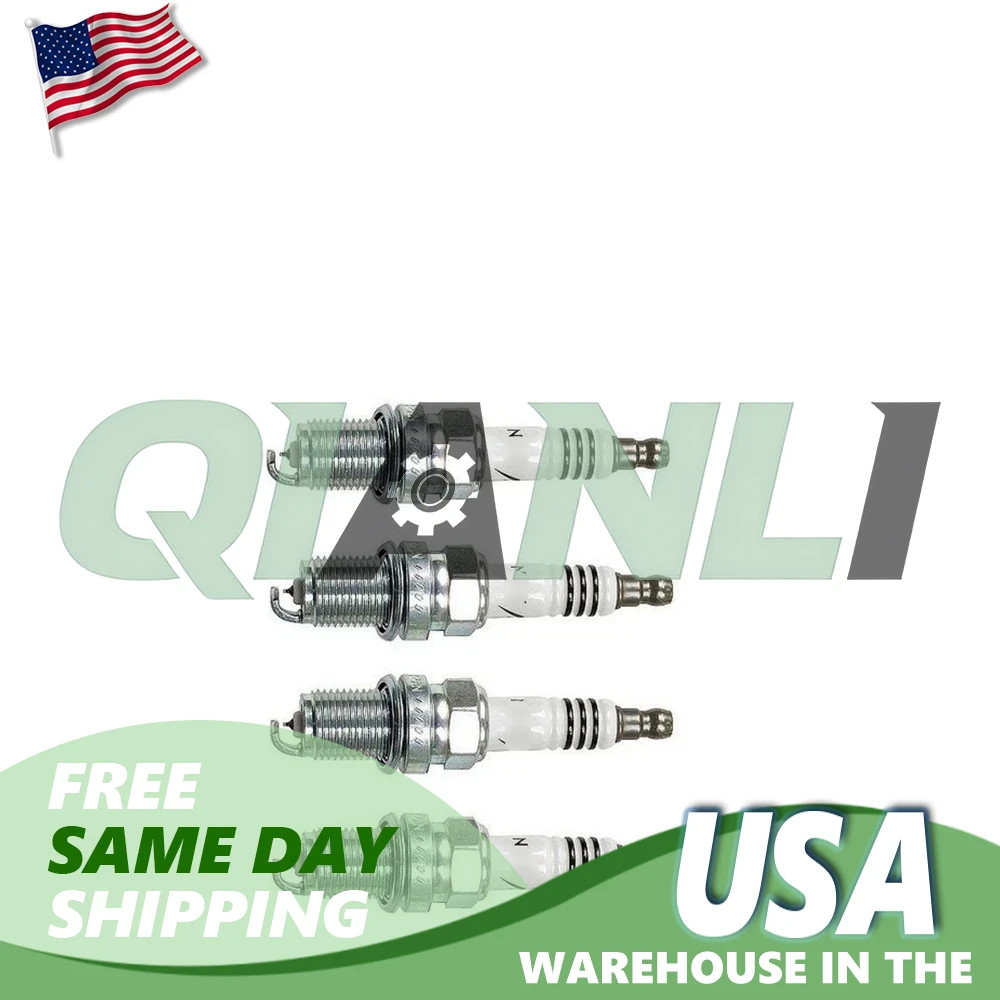 4 X New NGK IRIDIUM IX Resistor Performance Power Spark Plugs BKR6EIX # 6418
