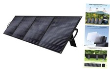 200 Watt Portable Solar Panel, 23.4 High Conversion Foldable Solar Panel 200W