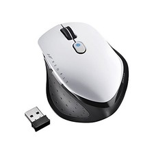 Buffalo BUFFALO Wireless BlueLED 5-Button Neo Fit Mouse Small White BSMBW515SWH