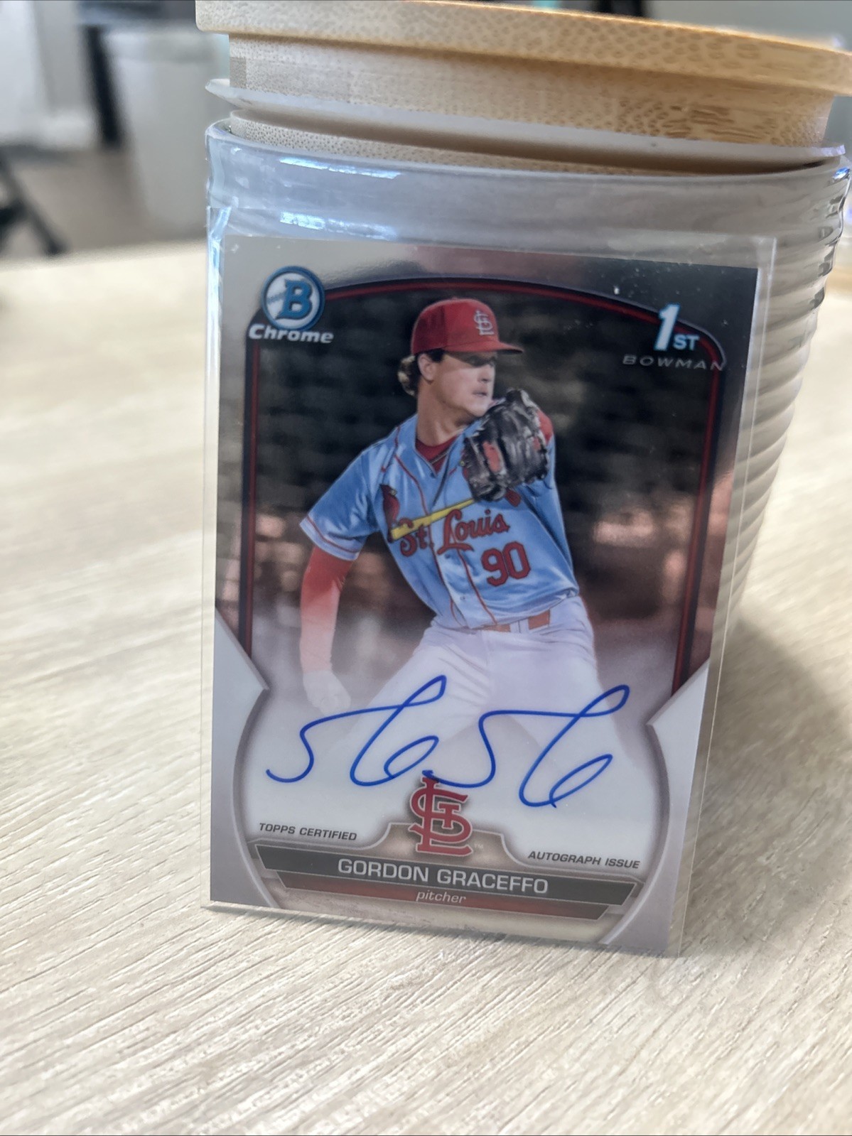 2023 Bowman Chrome - Prospect Autographs Gordon Graceffo #CPA-GGO (AU, RC)