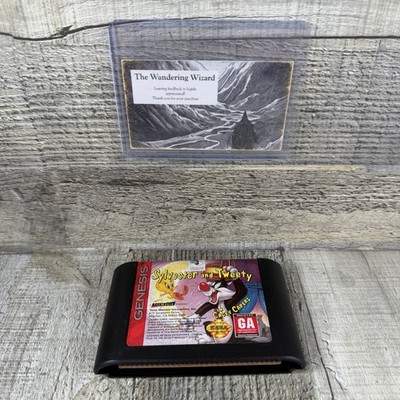 Sylvester and Tweety in Cagey Capers (Sega Genesis, 1993) Game Only Tested !!!!!