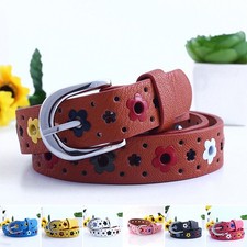 Baby Kids Boys Girls Flower Waist Belt Waistband Buckle Adjustable Fashion New