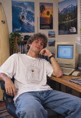Mackintosh, Rare 90S Apple Macintosh T-Shirt Single Stitched Vintage Actual Size Men'S Lxl R