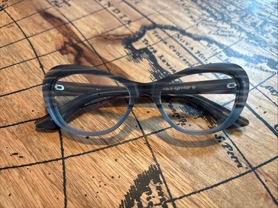 Kala Eyewear Eyeglasses Frame Angel Cat Eye 52-21-140 Gray Frames Handmade USA