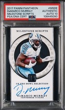 2017 Panini Pantheon Mile. Scripts 10/10 Bookend DeMarco Murray Auth Auto PSA 10