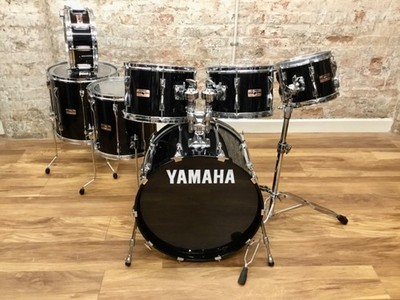 Yamaha 9000 Recording Custom Drum Set Solid Black Ex Pick Widerrist Dire Straits
