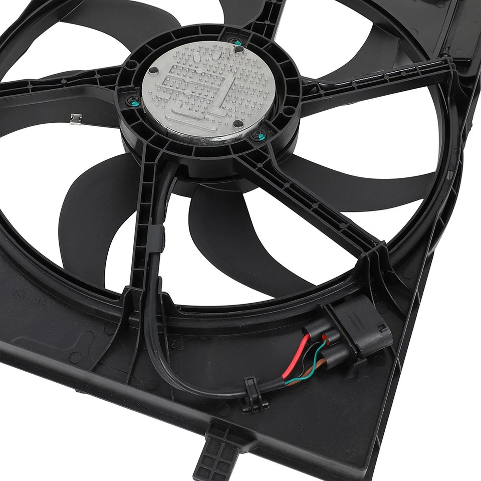 Cooling Fan Assembly For 2015-2019 Volkswagen E-Golf Golf Audi S3 Foto 4 de 4