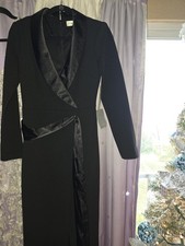 Vintage Eliza j black Tuxedo dress Size 8 Beautiful And Never Worn