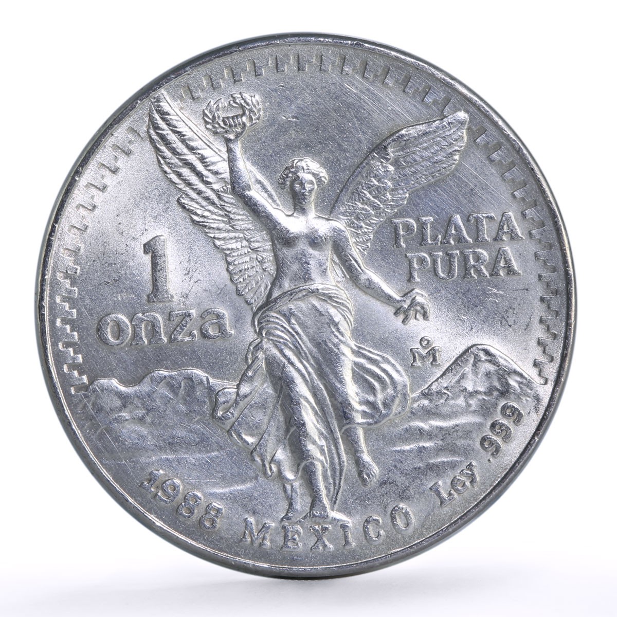 Mexico 1 onza Libertad Angel of Independence silver coin 1988 | eBay