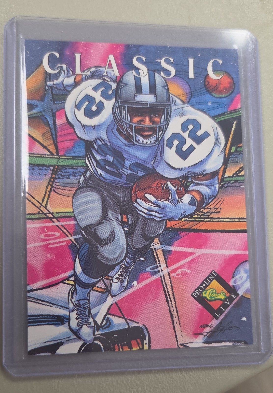 1994 Classic Pro Line Live - Illustration Emmitt Smith #404