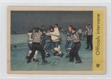 1959-60 Parkhurst Officials Intervene #46 t3w