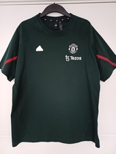 Adidas Manchester United Training Tshirt Tiro 23 2023/24 Cotton Forest Green L