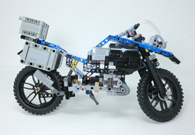 LEGO Technic 42063 BMW R1200 GS &ndash; Used, No Box or Manuals, 100% complete
