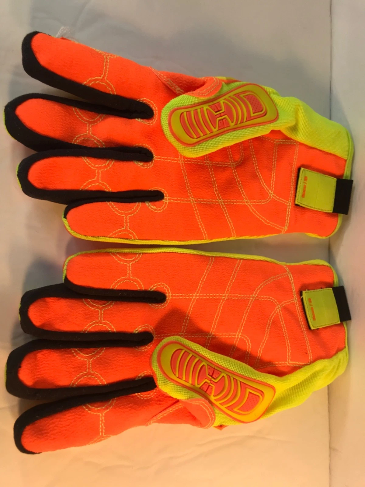 HexArmor® Waterproof Gloves Rig Lizard® 2029 Sz Large/L Bright Safety Glove,FREE